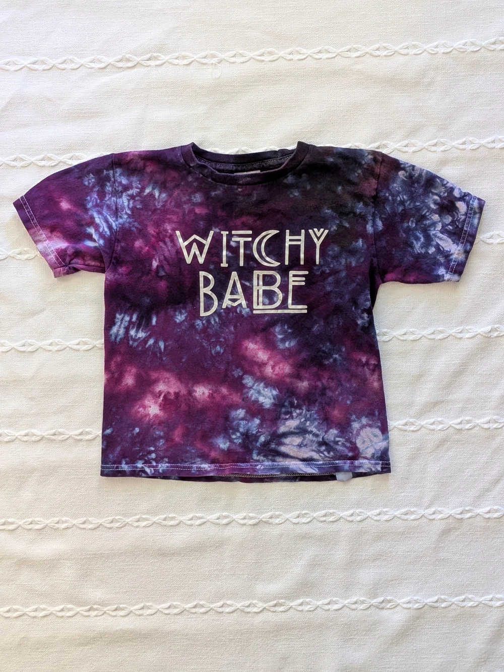 Kids 'Witchy Babe' Purple Tie-Dye Set